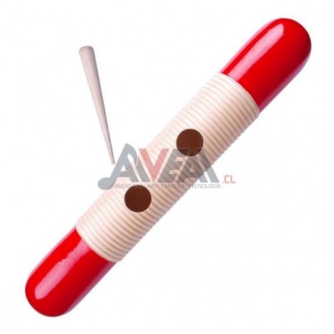 GUIRO DE MADERA Y RASQUETA DACTIC