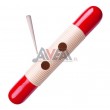 GUIRO DE MADERA Y RASQUETA DACTIC