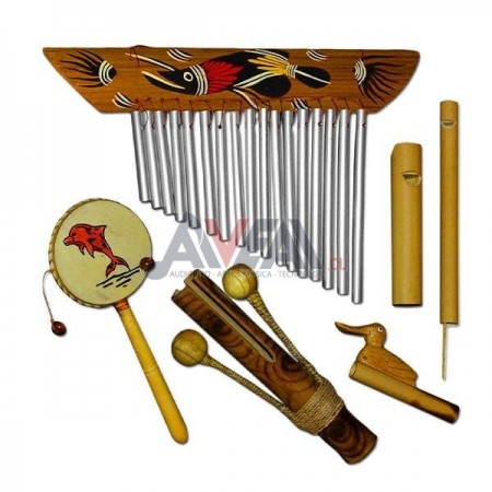 PACK 7 PIEZAS MADERA VM-KM01 VIEJO MÚSICO