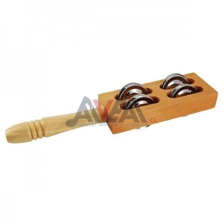 SONAJERO DOBLE DE MADERA DACTIC