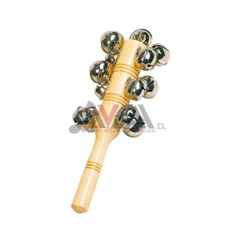 SONAJERO 13 CASCABELES MADERA STANDARD