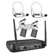 MICRÓFONO CINTILLO DOBLE VHF PDWM2145 PYLE