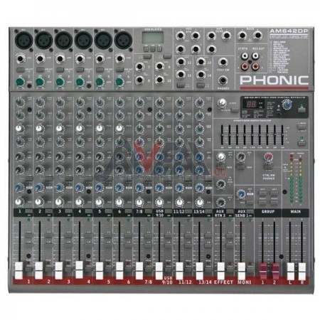 MIXER ANÁLOGO AM642DP GY PHONIC