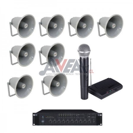 EQUIPO DE PERIFONEO CP600 CARVERPRO