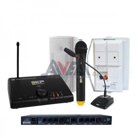 SISTEMA DE MUSICA AMBIENTAL Y PERIFONEO MODELO AMB-2
